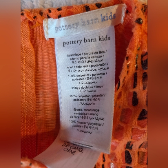 Pottery Barn Kids Orange Pterodactyl Costume Size 4-6 - Picture 6 of 8